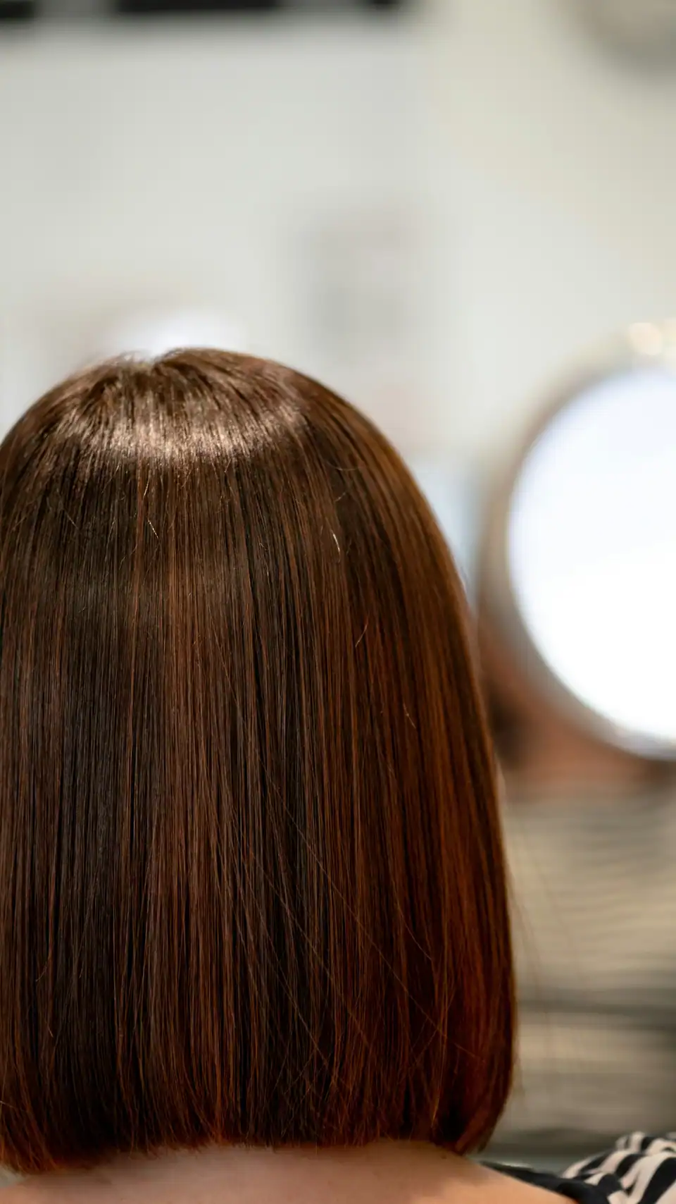 Glass bob: precision cut, gloss treatment
